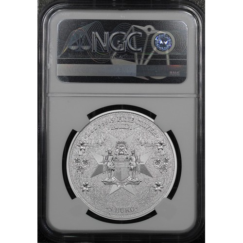 268 - Malta, 2023 silver 5 Euro, NGC MS70. A private issue struck in 1oz fine silver by the Germania Mint ... 