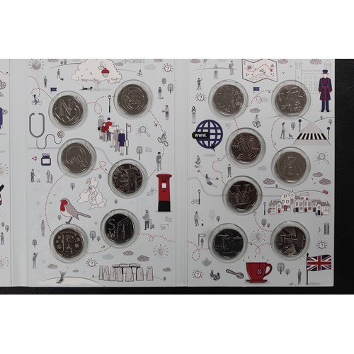 243 - 2018 complete A to Z 10p collection in GBCH Royal Mint folder. All coins uncirculated with all havin... 