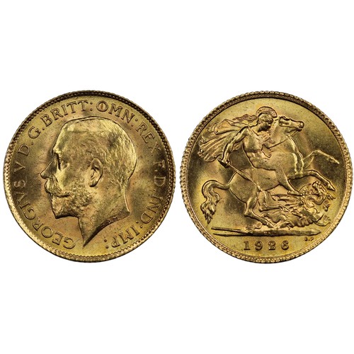 221 - South Africa, 1926-SA Half sovereign, George V. Pretoria mint. Satin-like lustre, aEF/gVF. [Marsh 54... 