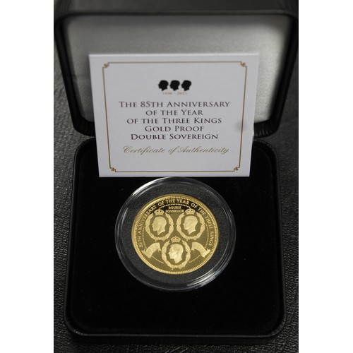 240Z - Tristan Da Cunha, 2021 Gold proof double sovereign, Elizabeth II. Struck to commemorate the 85th Ann... 