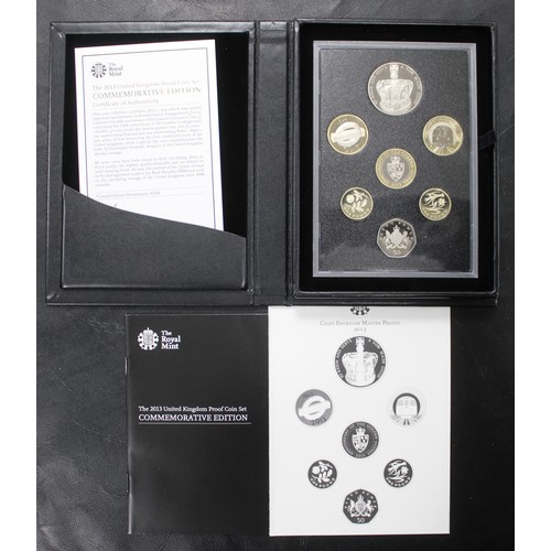 138 - 2013 Royal Mint 7-coin proof set, The Commemorative Edition, featuring the London Underground £2 coi... 