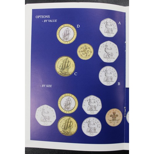 222 - 1994 Royal Mint Trial £2 coin set in presentation pack as part of a small collection to include the ... 