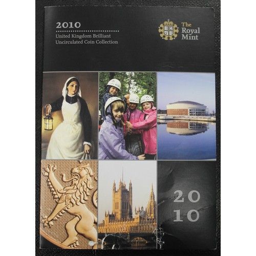 251 - 2010 12-coin brilliant uncirculated year set featuring both definitive and commemorative issues incl... 