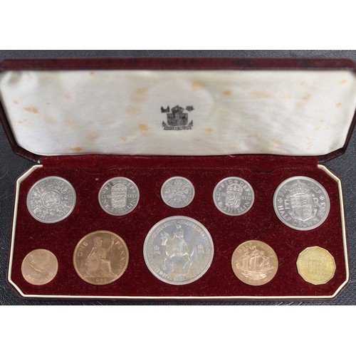 229 - 1953 Proof Set in original Royal Mint case. An original and well matched set with the cupro-nickel i... 