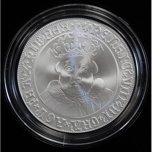 297 - 2023 Henry VIII 5oz silver proof £10, Charles III. Part of the British Monarchs series with stylised... 