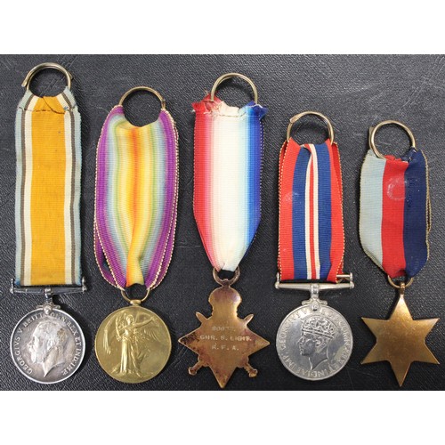 16 - An assortment of medals (5), including WWI pair to Cpl. G.F. Fletcher, Royal Engineers & 1914-19... 