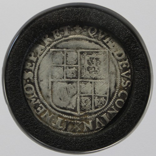 27 - James I (1603-1625) shilling, mm. lis, c.1604-1605. Second coinage, third bust with beard square cut... 