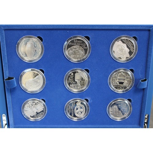 259 - 2012 Diamond Jubilee 18-coin proof set comprising issues from the UK and the Commonwealth depicting ... 