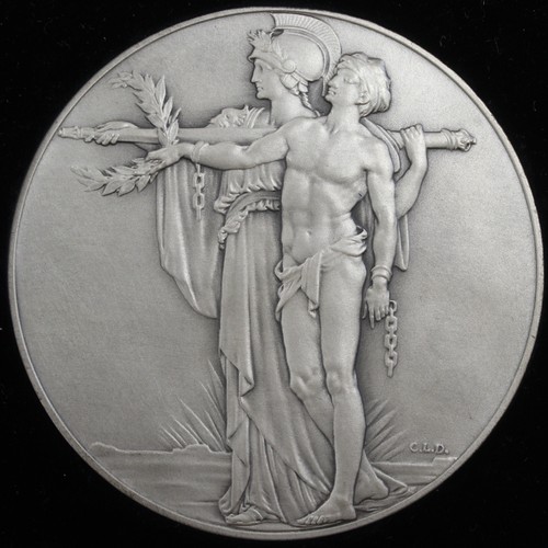 14 - 1920 Silver Medal by C.L. Doman commemorating the unveiling of the Cenotaph in London. Obv. The Ceno... 