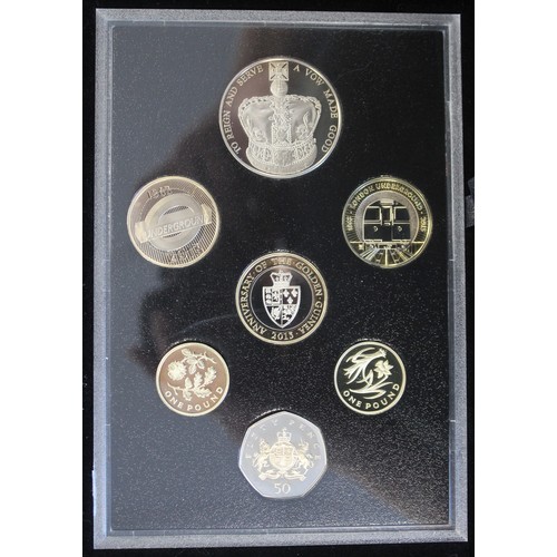 268 - 2013 Royal Mint 15-coin proof set, Collectors Edition, featuring the London Underground £2 coins &am... 