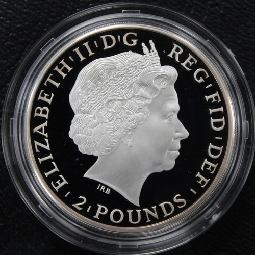 286 - 2014 Silver proof Britannia 6-coin set, Elizabeth II. All as struck, the smaller denominations with ... 