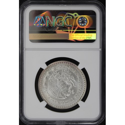 311 - Mexico, NGC MS69 2014 ½ onza silver Libertad. nFDC/FDC and always popular with collectors. [KM# 612]... 