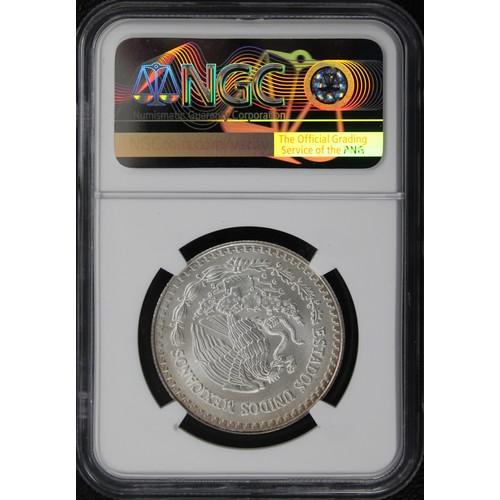 312 - Mexico, NGC MS68 2014 ½ onza silver Libertad. nFDC and always popular with collectors. [KM# 612]... 