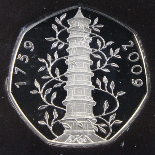 287 - 2009 Royal Mint Executive 12-coin proof set including the iconic Kew Gardens 50p. Coins as struck wi... 