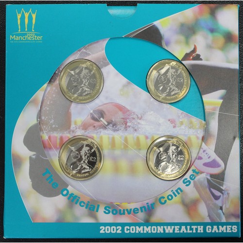 270 - BUNC 2002 Commonwealth £2 coin set. In excellent condition throughout, complete with insert. All coi... 