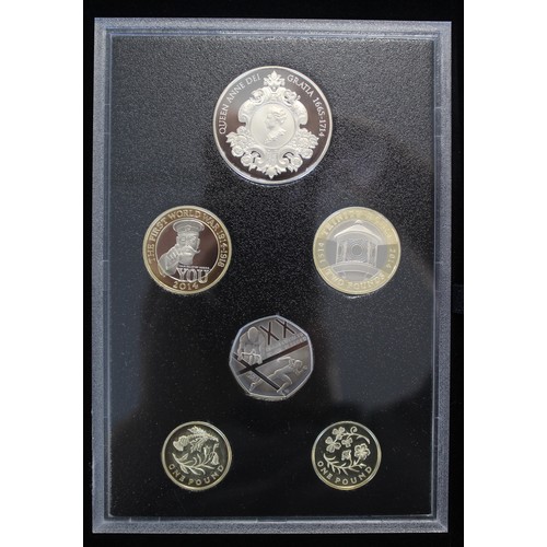 291 - 2014 Royal Mint 6-coin Commemorative Edition proof set including Trinity House £2 & Queen Anne £... 