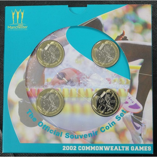 269 - BUNC 2002 Commonwealth £2 coin set. In excellent condition throughout, complete with insert. All coi... 