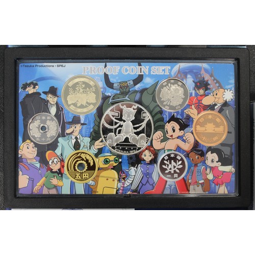 331 - Japan, 2003 Birth of Astro Boy proof set with commemorative silver medal struck by the Japan Mint. A... 