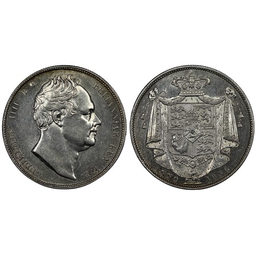 67 - 1836 Halfcrown, William IV. Obv. bare head facing right with W.W. incuse in script on truncation, Re... 