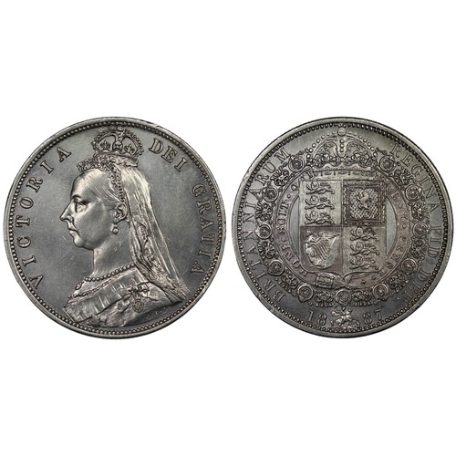 69 - 1887 Half Crown, Victoria Jubilee head. gVF/nEF. [ESC 719, Bull 2771, S.3924].