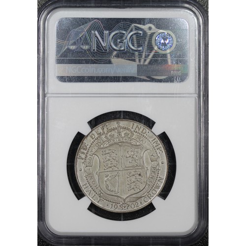 83 - NGC PF64 Matte 1902 Matte proof halfcrown, Edward VII. A superb example with light obverse toning an... 