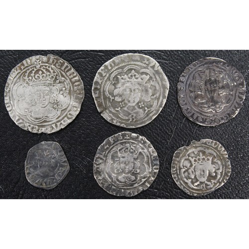 19 - A small selection of hammered detector finds, generally Edward IV & Henry VI and formed mostly o... 