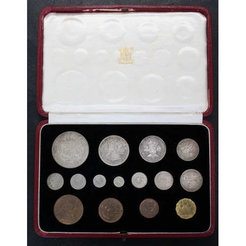 144 - 1937 Proof set in original case of issue for the coronation of George VI. A pleasing original set wi... 