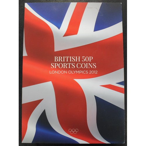 216 - 2012 London Olympics 50p collection comprising all 29 issues all generally from light circulation. P... 