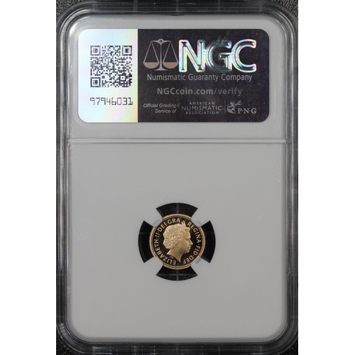 119 - NGC PF70 Ultra Cameo 2012 Proof quarter sovereign, Elizabeth II. Special reverse with stylised St. G... 