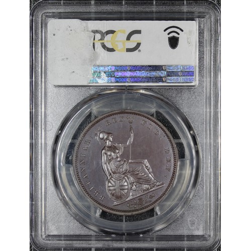 57 - 1831 Proof penny, medal alignment, PCGS PR64, William IV. Obv. bare head facing right, Rev. Britanni... 