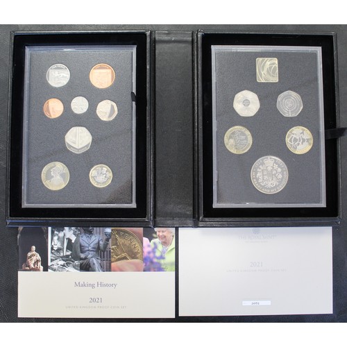 280 - 2021 Royal Mint 13-coin proof set, Collectors Edition, featuring the Decimal Day and John Logie Bair... 