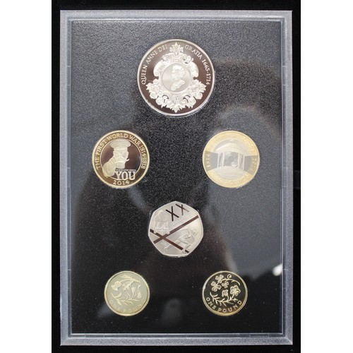 274 - 2014 Royal Mint 14-coin proof set, Collectors Edition, including Trinity House £2 & Queen Anne £... 