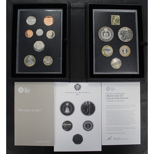 277 - 2017 Royal Mint 13-coin proof set, The Collectors Edition, featuring the King Canute £5 coin and Jan... 