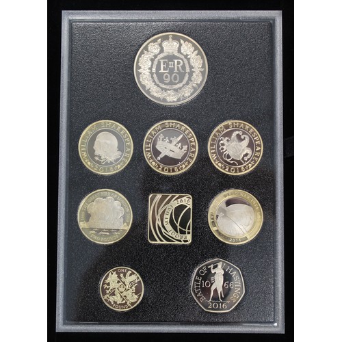 276 - 2016 Royal Mint 16-coin proof set, Collectors Edition, including Shakespeare £2 set and Great Fire o... 