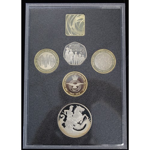 278 - 2018 Royal Mint 13-coin proof set, Collectors Edition, featuring the Frankenstein £2 & Prince Ge... 