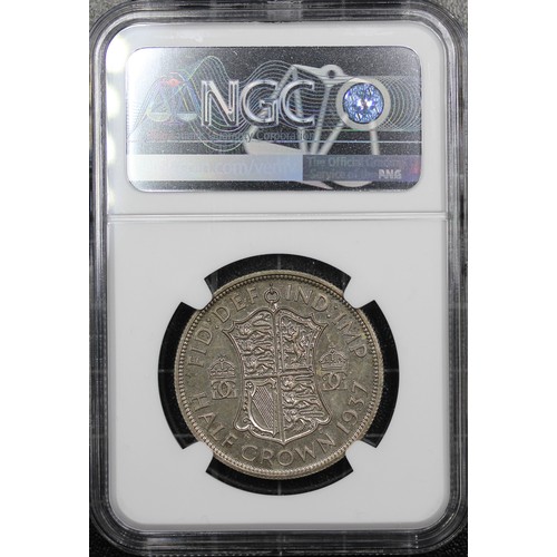 129 - NGC PF66 1937 Proof halfcrown, George VI. An extremely pleasing example amongst the finest recorded ... 