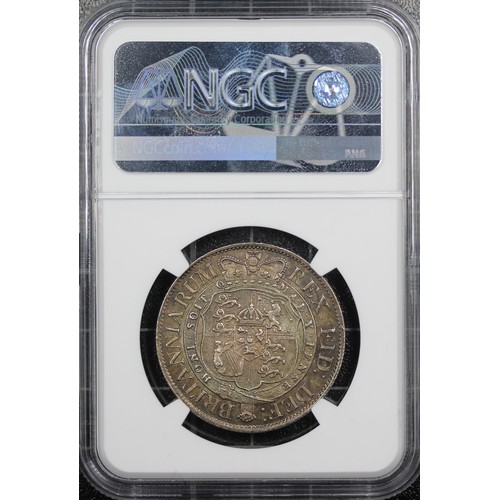 116 - 1819 Halfcrown, NGC MS64, George III. Obv. small laureate head, Rev. crowned garter and shield. Rich... 