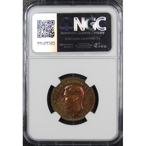 34 - 1951 Proof half penny, NGC PF64 BN, George VI. Originally part of the Festival of Britain proof set,... 