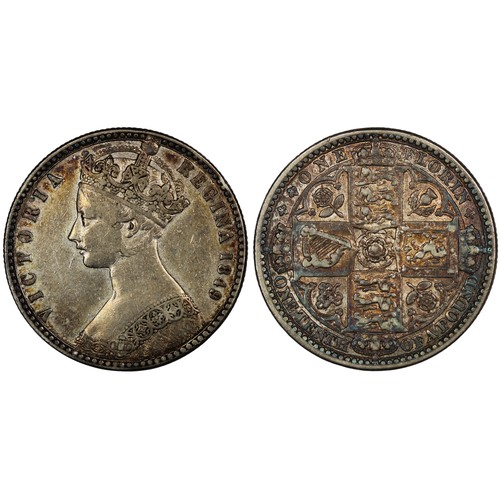 91 - 1849 Florin, Victoria. The so-called 