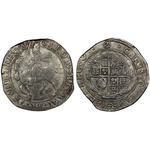 17 - Charles I (1625-1649) halfcrown, c.1641-1643, mm. triangle in circle. Tower mint, group IV, type 4. ... 