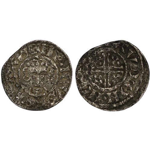 8 - King John (1199-1216) short cross penny. Ticketed as class 5b2, mint Norwich, Moneyer Renaud. aFine ... 