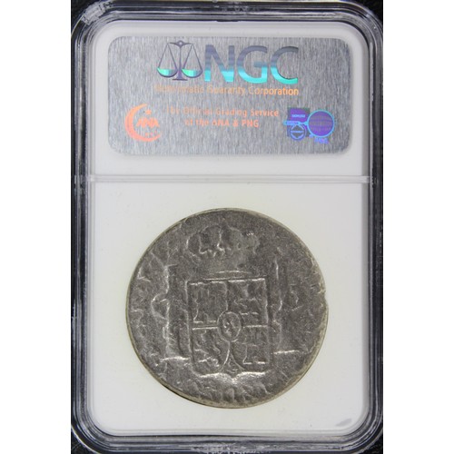 320 - 1783 Mexico 8 Reales recovered from the sunken Spanish warship El Cazador, certified genuine by NGC.... 