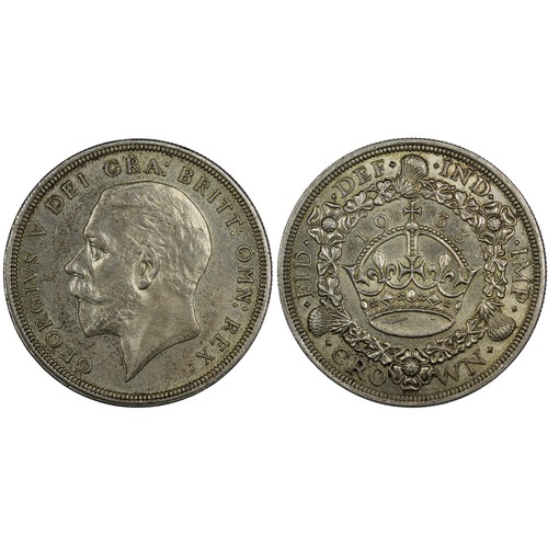 151 - 1933 Crown, George V. Obv. bare head facing left, Rev. crown and date within wreath. 7,132 examples ... 