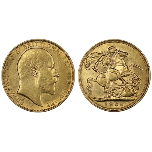 188 - 1902 Sovereign, Edward VII. gVF/nEF. [Marsh 174, S.3969]