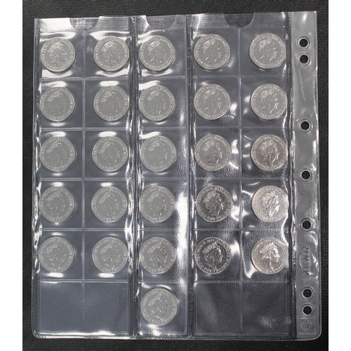 213 - 2019 complete A to Z 10p BUNC collection presented in Numis coin sleeve. Split from packs, the coins... 