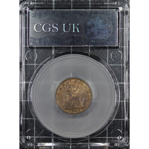 53 - 1893 Farthing, CGS 78, Victoria. O. young  