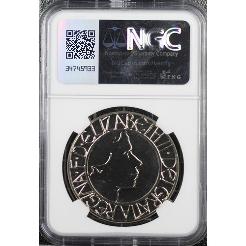 272 - Joint Top Pop NGC MS69 2003 £5 coin, Elizabeth II. Struck to commemorate the 50th Anniversary of the... 