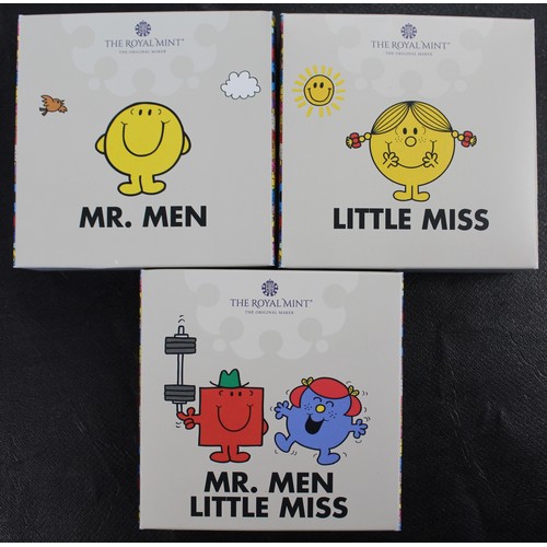 336 - 2021 Silver proof 1oz £2 coins celebrating the Mr. Men books by Roger Hargreaves. Includes all three... 