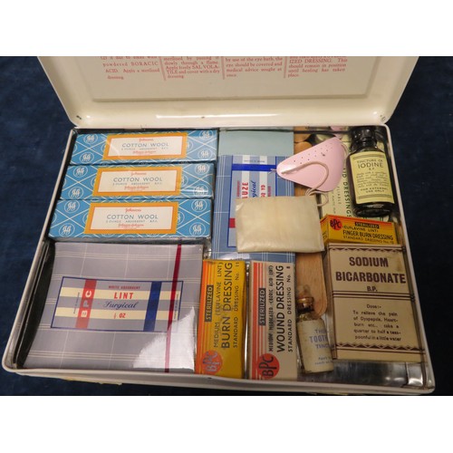 179 - A vintage 'Ever Ready First Aid Kit' in original metal box