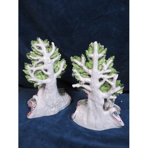 360 - A pair of 19th century continental porcelain group figures depicting 